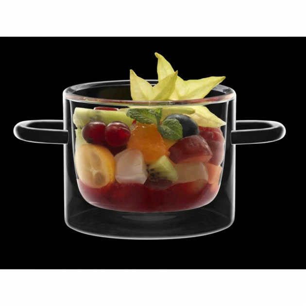 De gros 🌟 Casserole En Verre Double Paroi 12 cl (x2) Luigi Bormioli THERMIC GLASS 🔥 – Image 2
