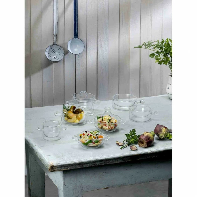 De gros 🌟 Casserole En Verre Double Paroi 12 cl (x2) Luigi Bormioli THERMIC GLASS 🔥 – Image 4