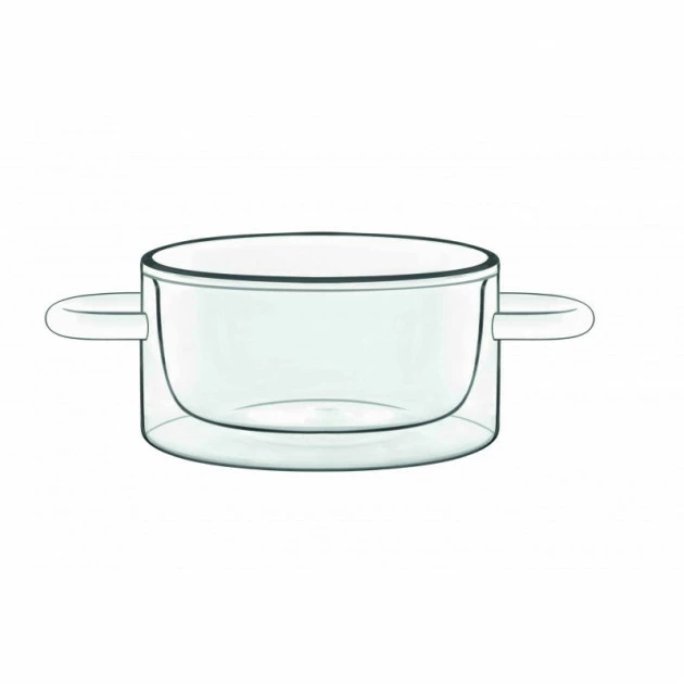 Bon marché 🧨 Casserole en Verre Double Paroi 27 cl (x2) Luigi Bormioli THERMIC GLASS 🛒