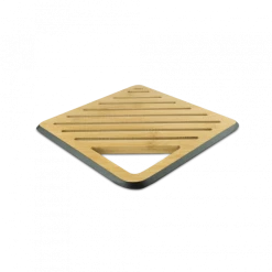 Offres ⭐ Dessous de Plat Carré Bambou Noir 20 x 20 cm Pebbly 🤩