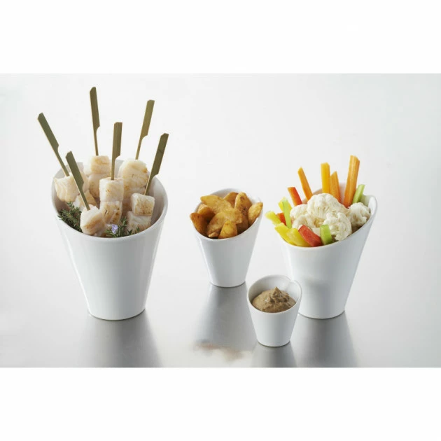 De gros 🌟 Mini Cornet de Frites Blanc 5cl French Classique Revol 😀 – Image 4