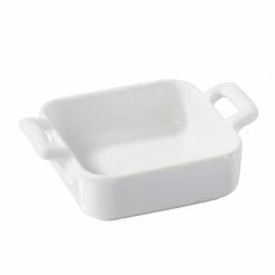 Grosses soldes ⌛ Mini Ramequin Carré Blanc 7x7 cm Belle Cuisine Revol 🛒