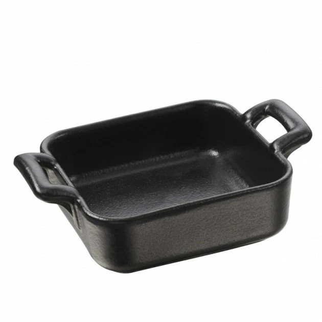 Bon marché 😍 Mini Ramequin Carré Noir 7x7 cm Belle Cuisine Revol 🧨
