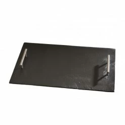 Tout neuf ✔️ Plateau ardoise poignées métal par LeBrun (38x28cm) 💯