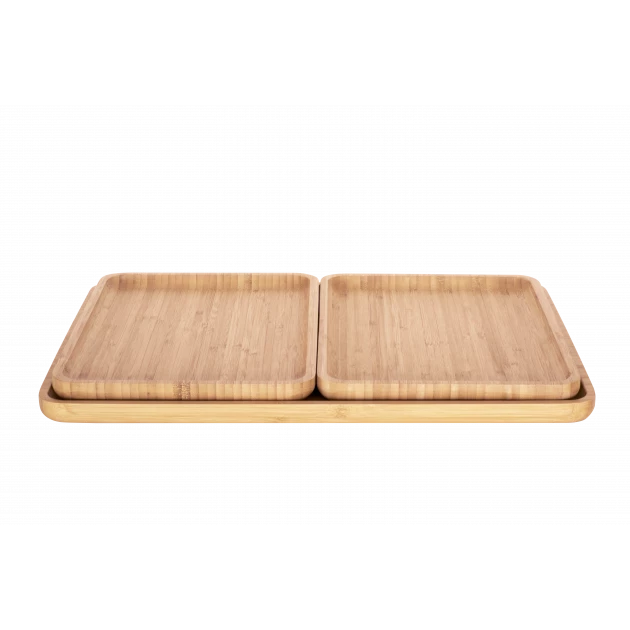 Plateau de Service en Bambou 42 x 30 cm Pebbly Remise ???? Plateau de Service en Bambou 42 x 30 cm Pebbly ✔️ -Planche Apéritive Shop plateau de service en bambou 42 x 30 cm pebbly 1