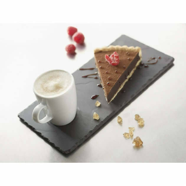 Meilleur prix 😉 Plateau Rectangulaire 1 encoche Ardoise 25 x 12 cm Basalt Revol 👏 – Image 2