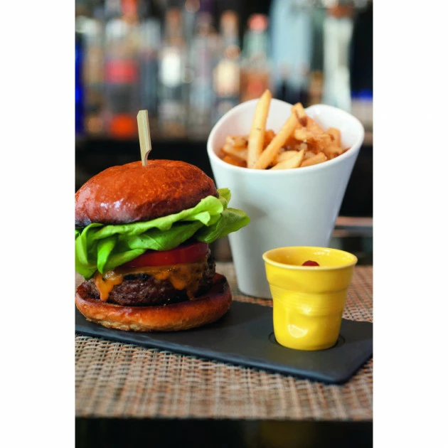 Meilleur prix 😉 Plateau Rectangulaire 1 encoche Ardoise 25 x 12 cm Basalt Revol 👏 – Image 4