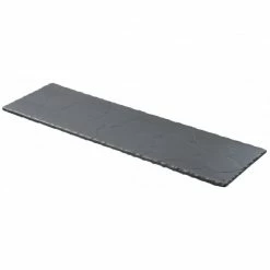 Meilleure vente ❤️ Plateau Rectangulaire Ardoise 2/4 GN (54 x 17 cm) Basalt Revol ⭐