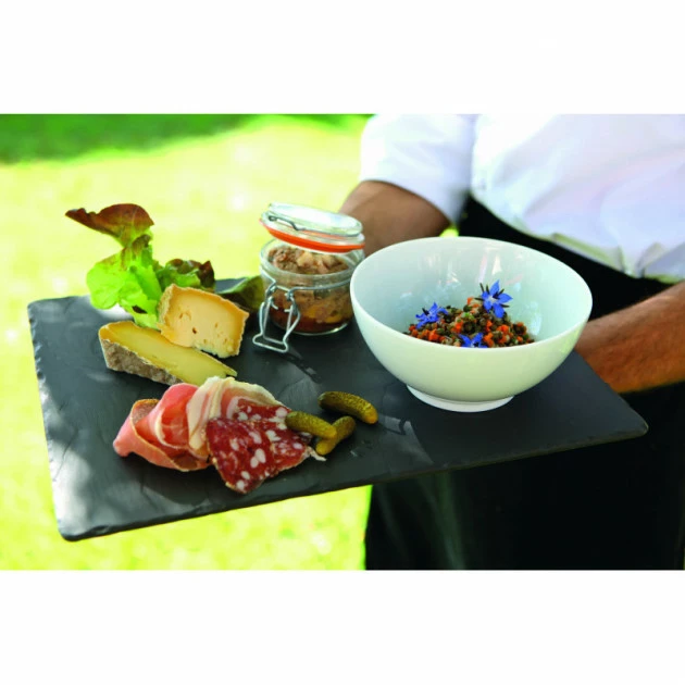 Plateau Rectangulaire Ardoise 40 x 30 cm Basalt Revol Nouveau ???? Plateau Rectangulaire Ardoise 40 x 30 cm Basalt Revol ???? -Planche Apéritive Shop plateau rectangulaire ardoise 40 x 30 cm basalt revol 3