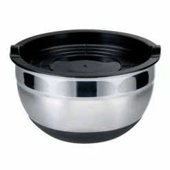 Meilleur prix 😉 Saladier Inox avec Couvercle Ø 24 cm Baumalu 🛒