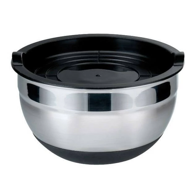 Meilleur prix 😉 Saladier Inox avec Couvercle Ø 24 cm Baumalu 🛒