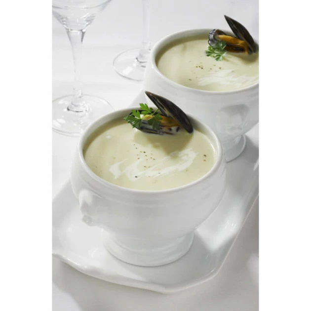 Vente flash 👍 Soupière Tête de Lion Blanche 45 cl French Classique Revol ❤️ – Image 2