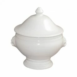 Nouveau 🔔 Soupière Tête de Lion Blanche avec Couvercle 35 cl French Classique Revol 😍