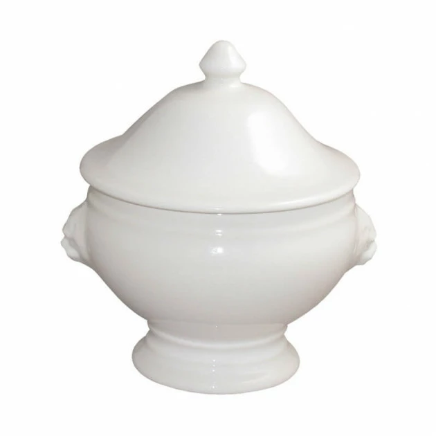 Nouveau 🔔 Soupière Tête de Lion Blanche avec Couvercle 35 cl French Classique Revol 😍
